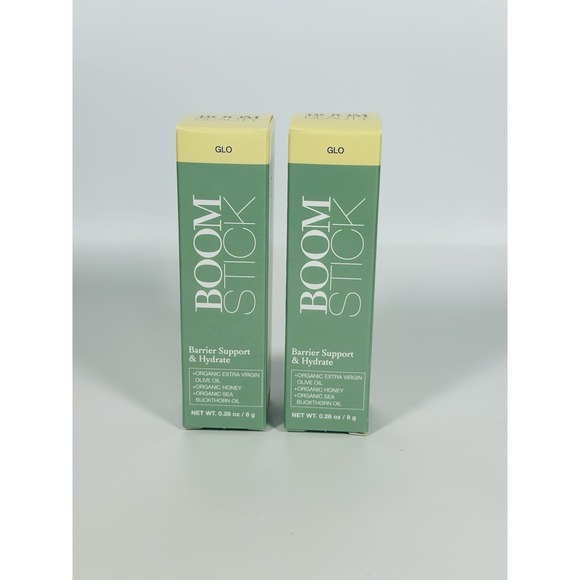 *2 Pack* BOOM Beauty Boom Stick Glo Vegan Hydrating Skin Clear Moisturizer Stick - Picture 1 of 4